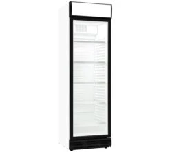 Gastroline Commercial Glass Door Display Fridge With Canopy 343L