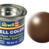 Revell 14ml Brown Silk Enamel Paint # 381 -Craghoppers shop rvl32381