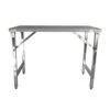 Quattro 1400mm Stainless Steel Foldable Work Trestle Table For Catering Events -Craghoppers shop spc023 2 lrg
