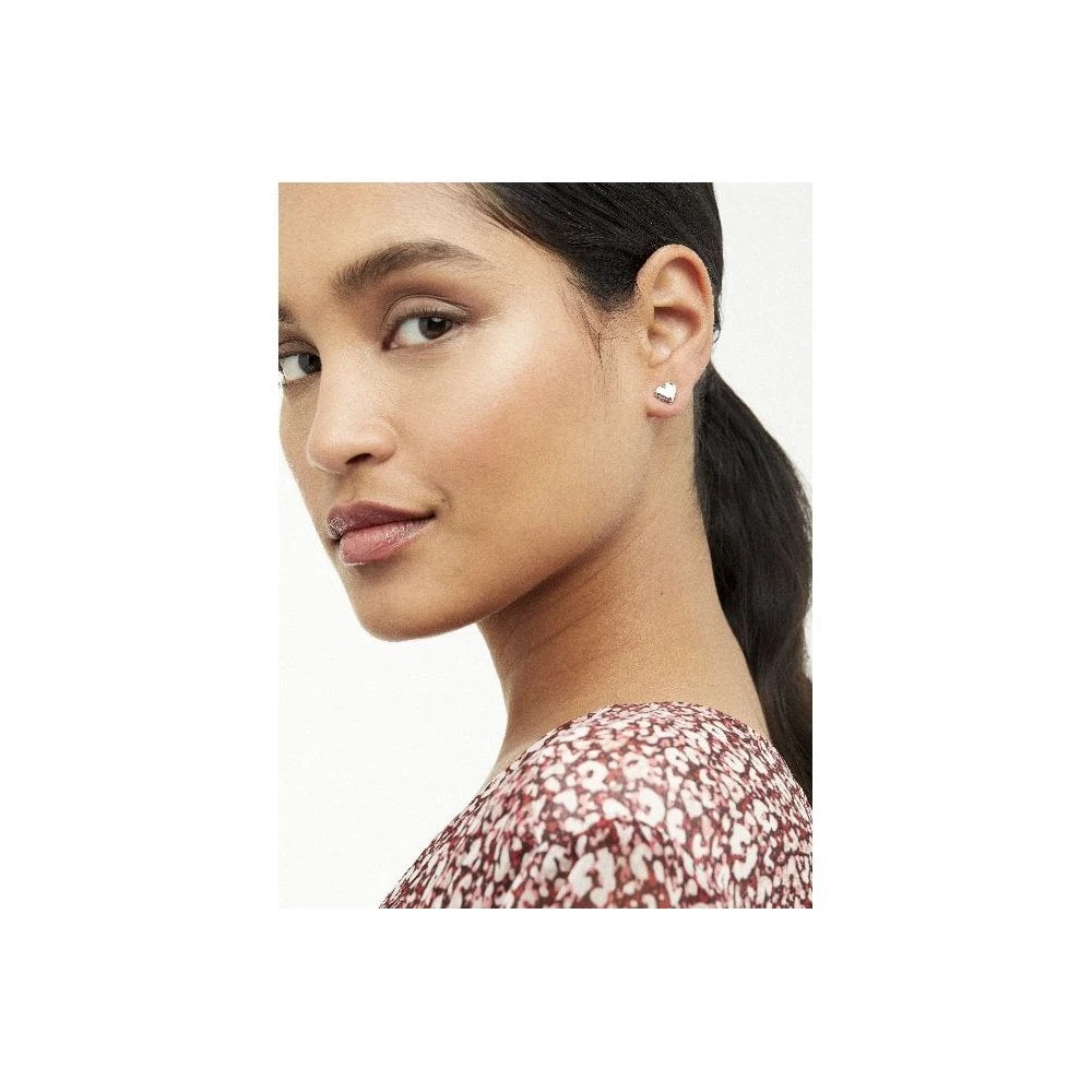 Ted Baker Sersy Silver & Crystal Sparkle Heart Stud Earrings 4 Ted Baker Sersy Silver & Crystal Sparkle Heart Stud Earrings - Image 3