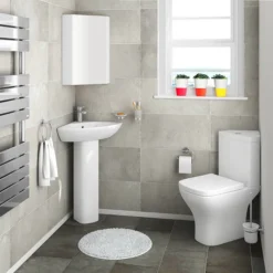 Venice Modern Corner Toilet + Soft Close Seat -Craghoppers shop vcrnwc d2n