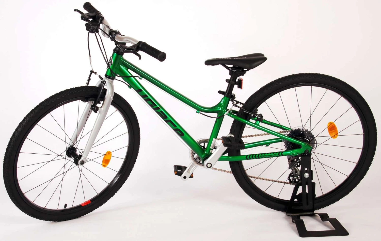 Volare Dynamic 24 Inch Boys 8SP Rim Brakes Green - Image 2